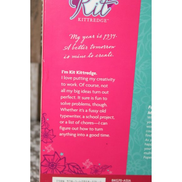 American Girl Doll Kit Kittredge's 3-Book Collect + Doll + Stand - In Original B - Picture 4 of 8